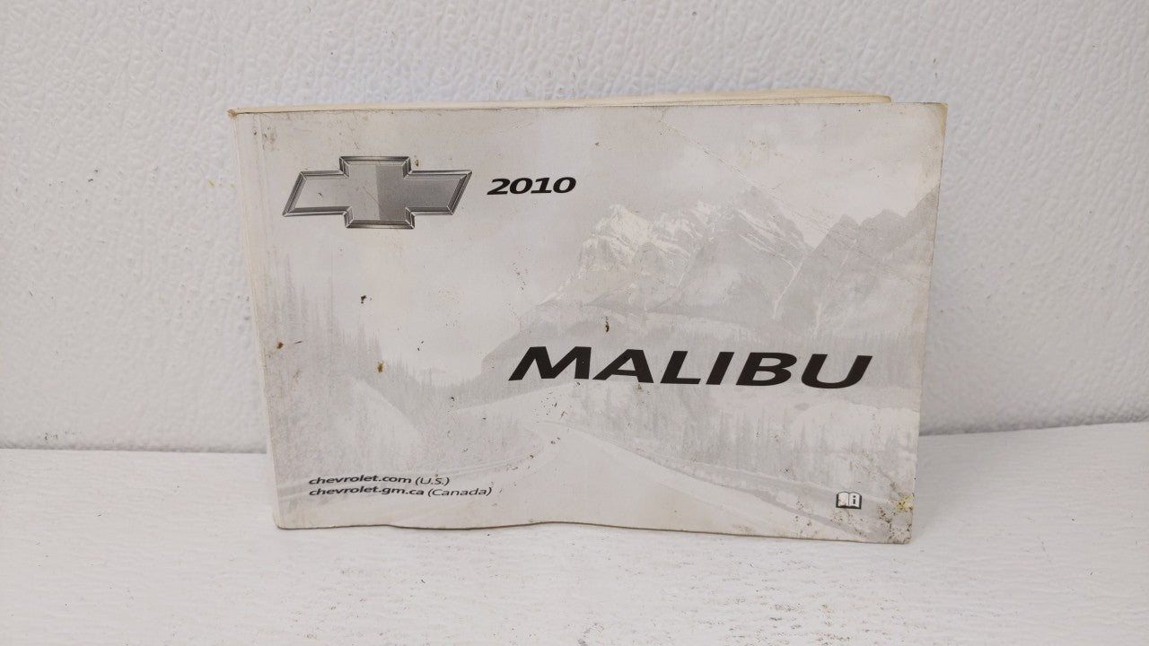 2010 Chevrolet Malibu Owners Manual Book Guide OEM Used Auto Parts - Oemusedautoparts1.com