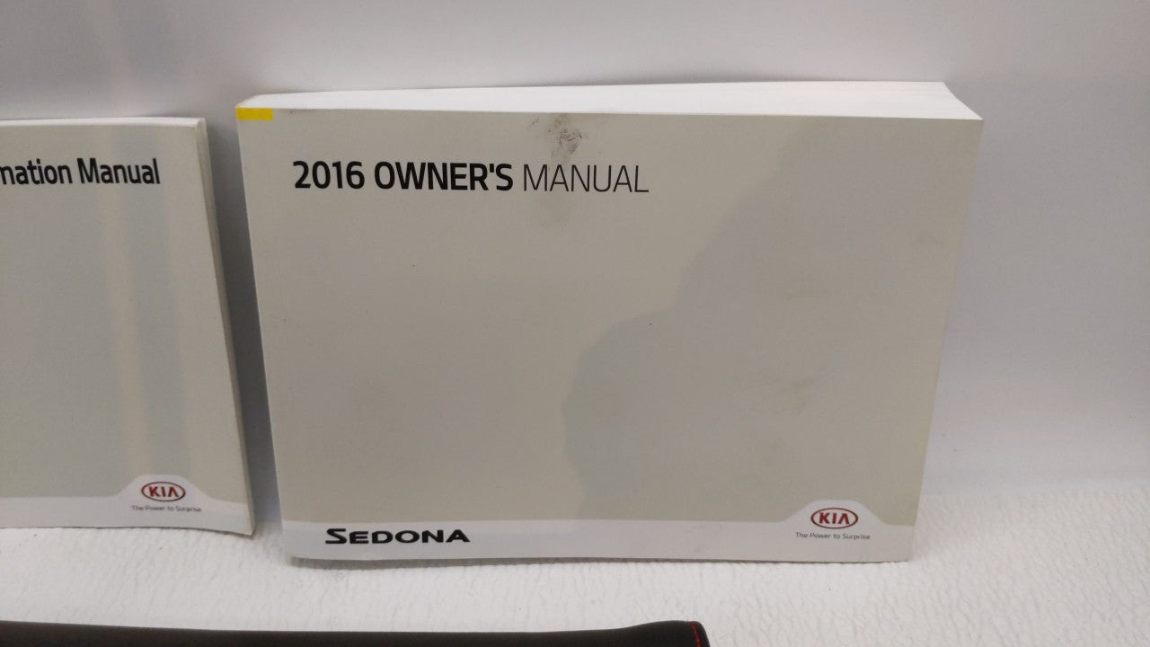 2016 Kia Sedona Owners Manual Book Guide OEM Used Auto Parts - Oemusedautoparts1.com