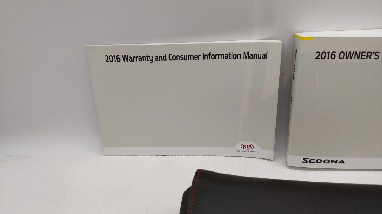 2016 Kia Sedona Owners Manual Book Guide OEM Used Auto Parts - Oemusedautoparts1.com