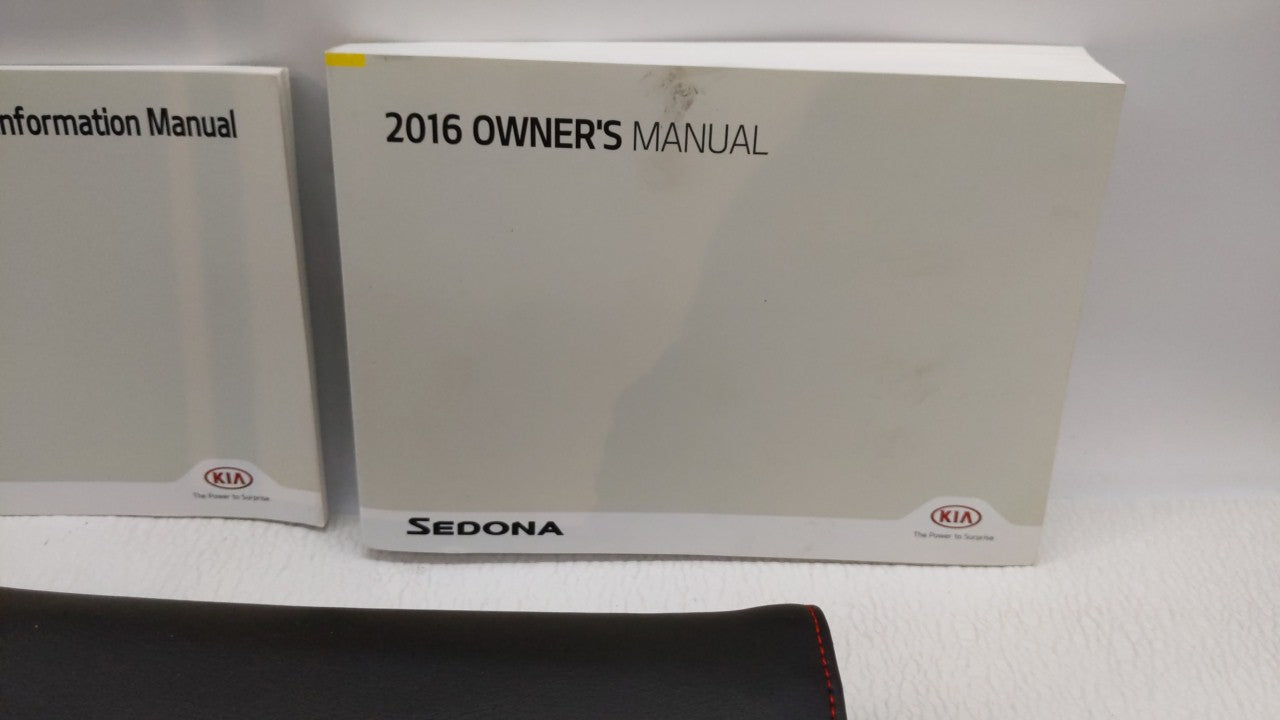 2016 Kia Sedona Owners Manual Book Guide OEM Used Auto Parts - Oemusedautoparts1.com