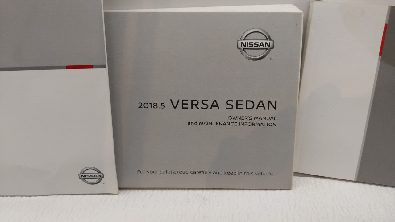 2018 Nissan Versa Owners Manual Book Guide OEM Used Auto Parts - Oemusedautoparts1.com