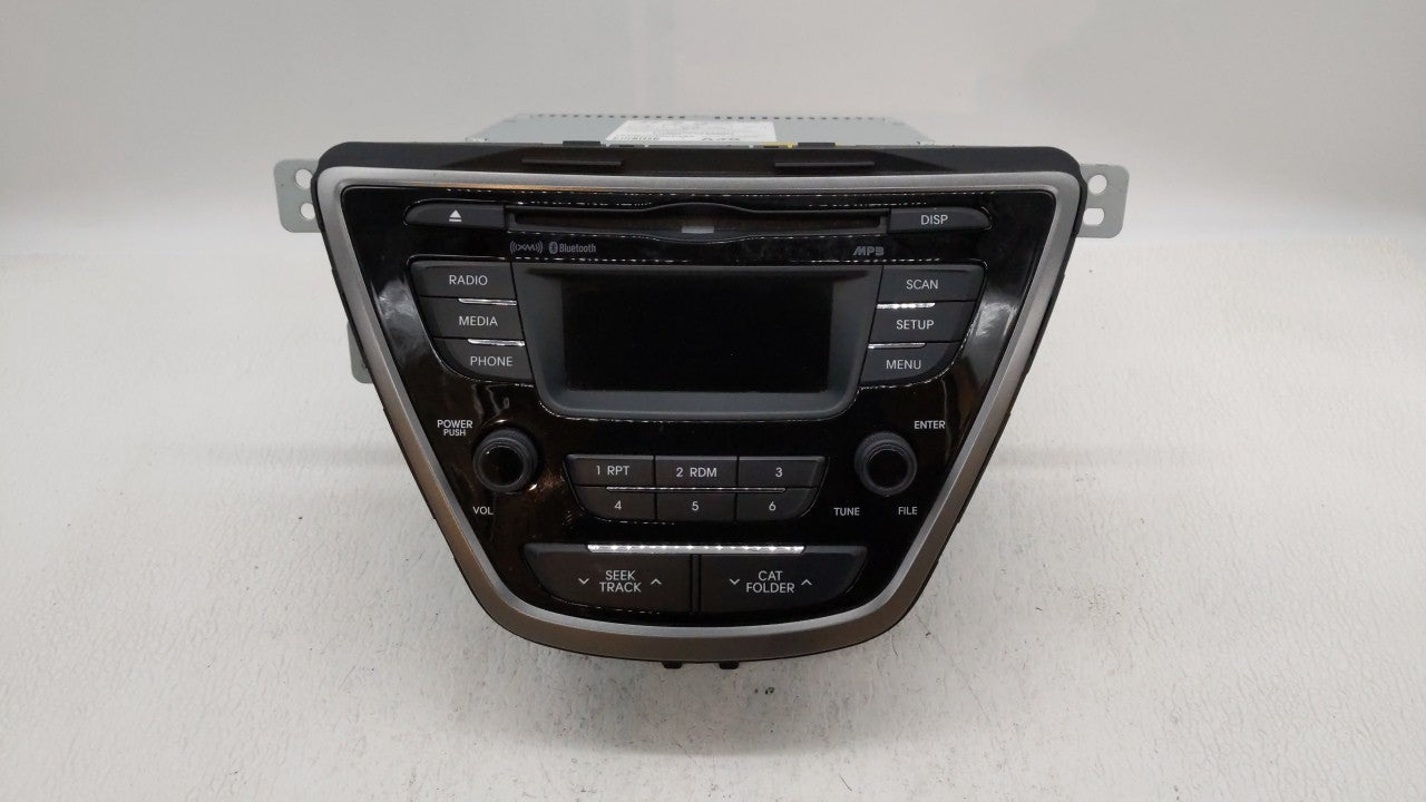 2013 Hyundai Elantra Radio AM FM Cd Player Receiver Replacement P/N:96170-3X165RA5 Fits OEM Used Auto Parts - Oemusedautoparts1.com