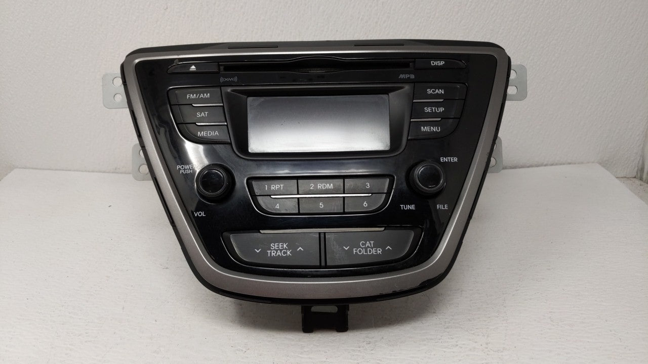 2013 Hyundai Elantra Radio AM FM Cd Player Receiver Replacement P/N:96170-3X155RA5 Fits OEM Used Auto Parts - Oemusedautoparts1.com