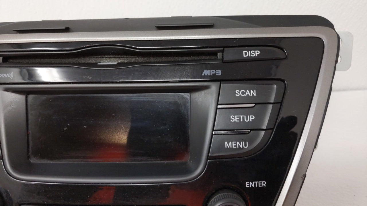 2013 Hyundai Elantra Radio AM FM Cd Player Receiver Replacement P/N:96170-3X155RA5 Fits OEM Used Auto Parts - Oemusedautoparts1.com