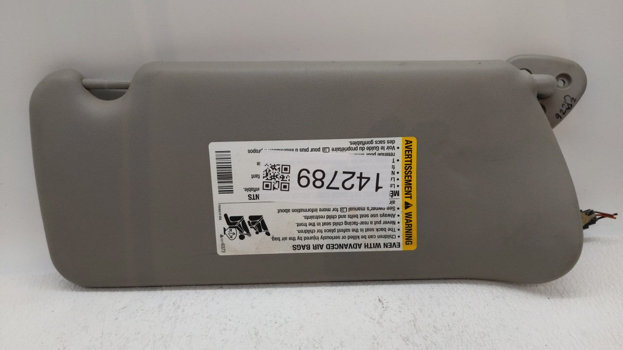 2004-2009 Cadillac Srx Sun Visor Shade Replacement Driver Left Mirror Fits 2004 2005 2006 2007 2008 2009 OEM Used Auto Parts - Oemusedautoparts1.com