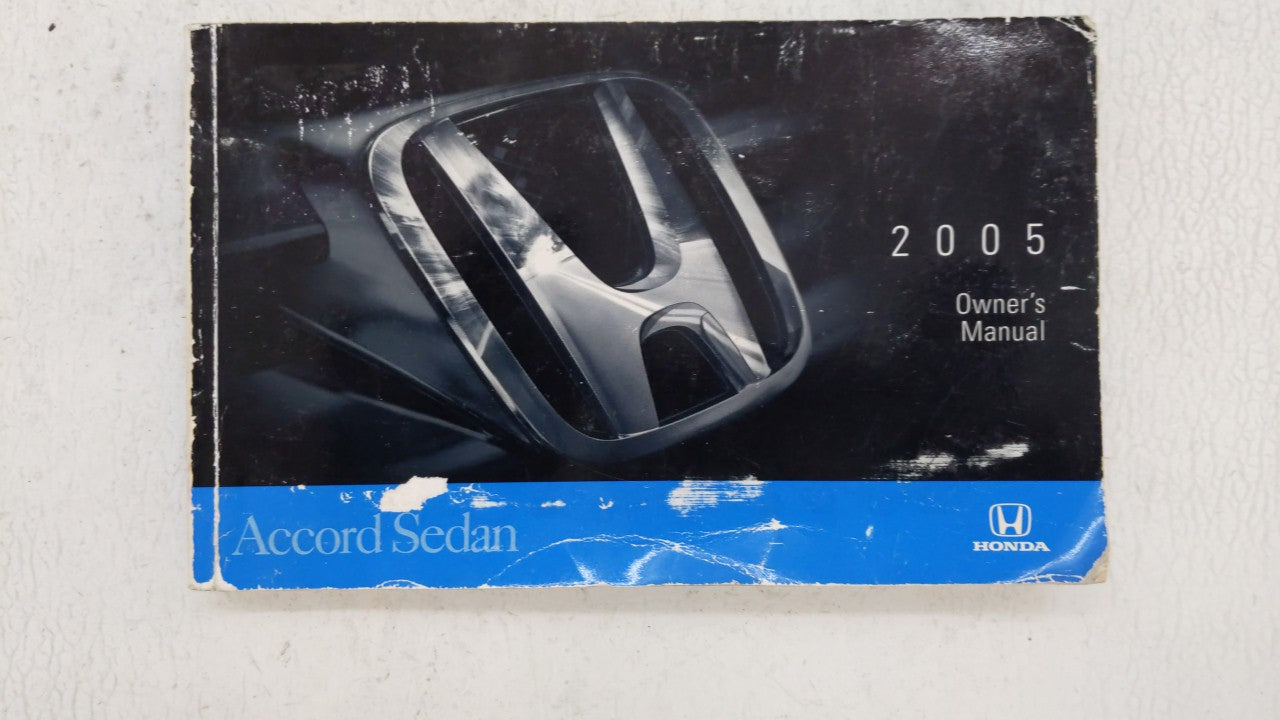 2005 Honda Accord Owners Manual Book Guide OEM Used Auto Parts - Oemusedautoparts1.com
