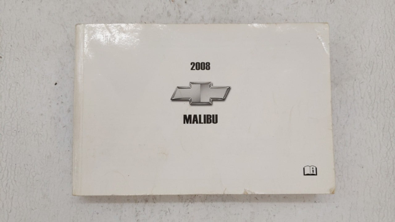 2008 Chevrolet Malibu Owners Manual Book Guide OEM Used Auto Parts - Oemusedautoparts1.com
