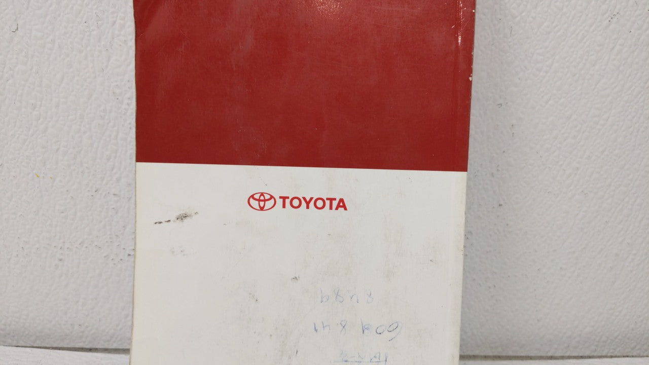 2009 Toyota Camry Owners Manual Book Guide OEM Used Auto Parts - Oemusedautoparts1.com