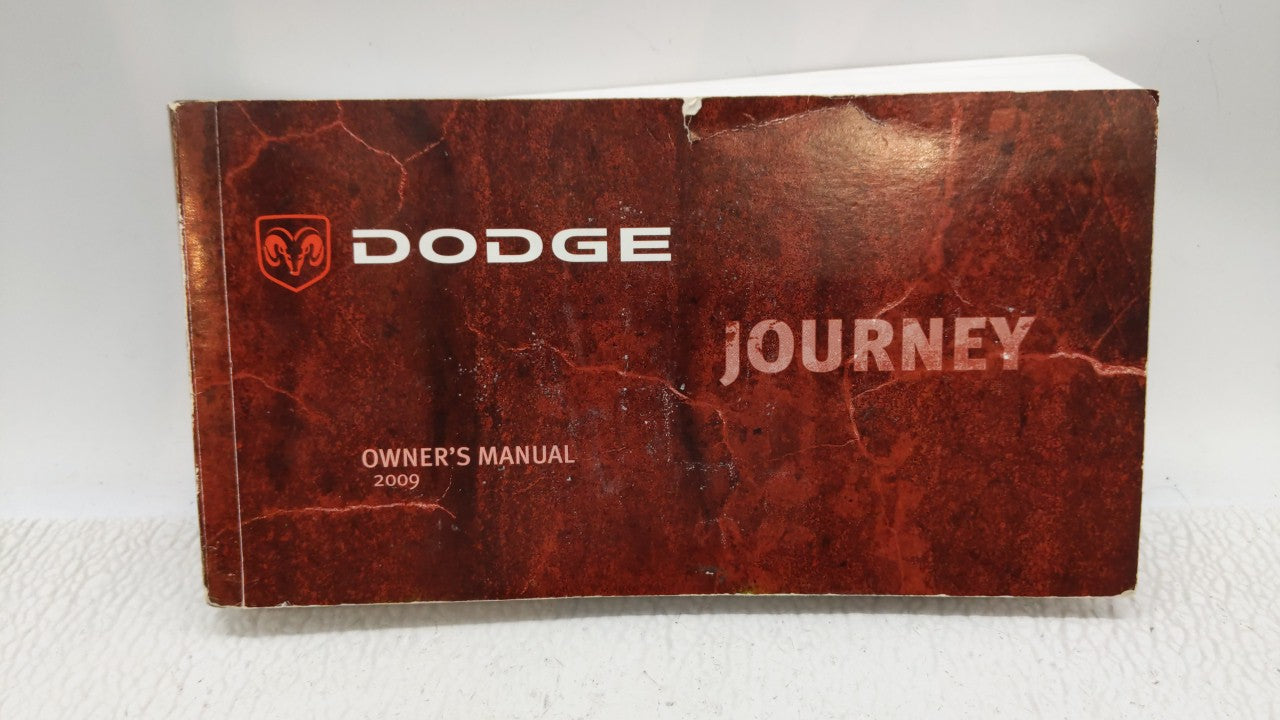 2009 Dodge Journey Owners Manual Book Guide OEM Used Auto Parts - Oemusedautoparts1.com