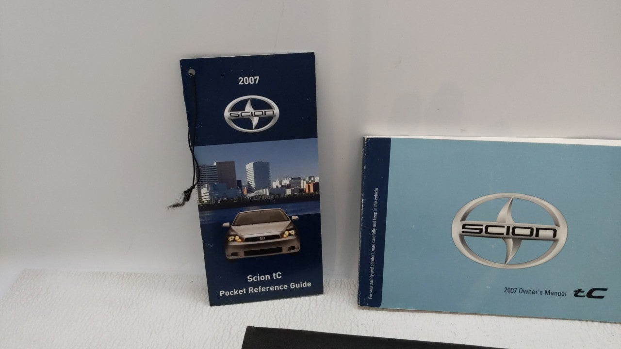 2007 Scion Tc Owners Manual Book Guide OEM Used Auto Parts - Oemusedautoparts1.com