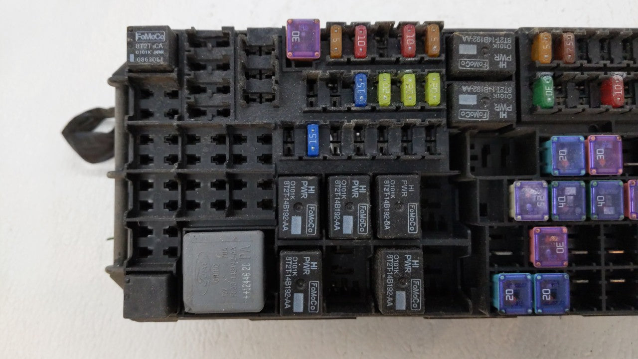 2010-2012 Ford Taurus Fusebox Fuse Box Panel Relay Module P/N:DG1T-14A003-BA Fits 2010 2011 2012 OEM Used Auto Parts - Oemusedautoparts1.com