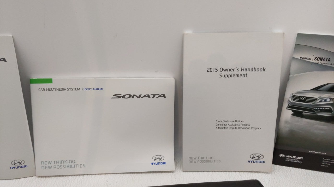 2015 Hyundai Sonata Owners Manual Book Guide OEM Used Auto Parts - Oemusedautoparts1.com