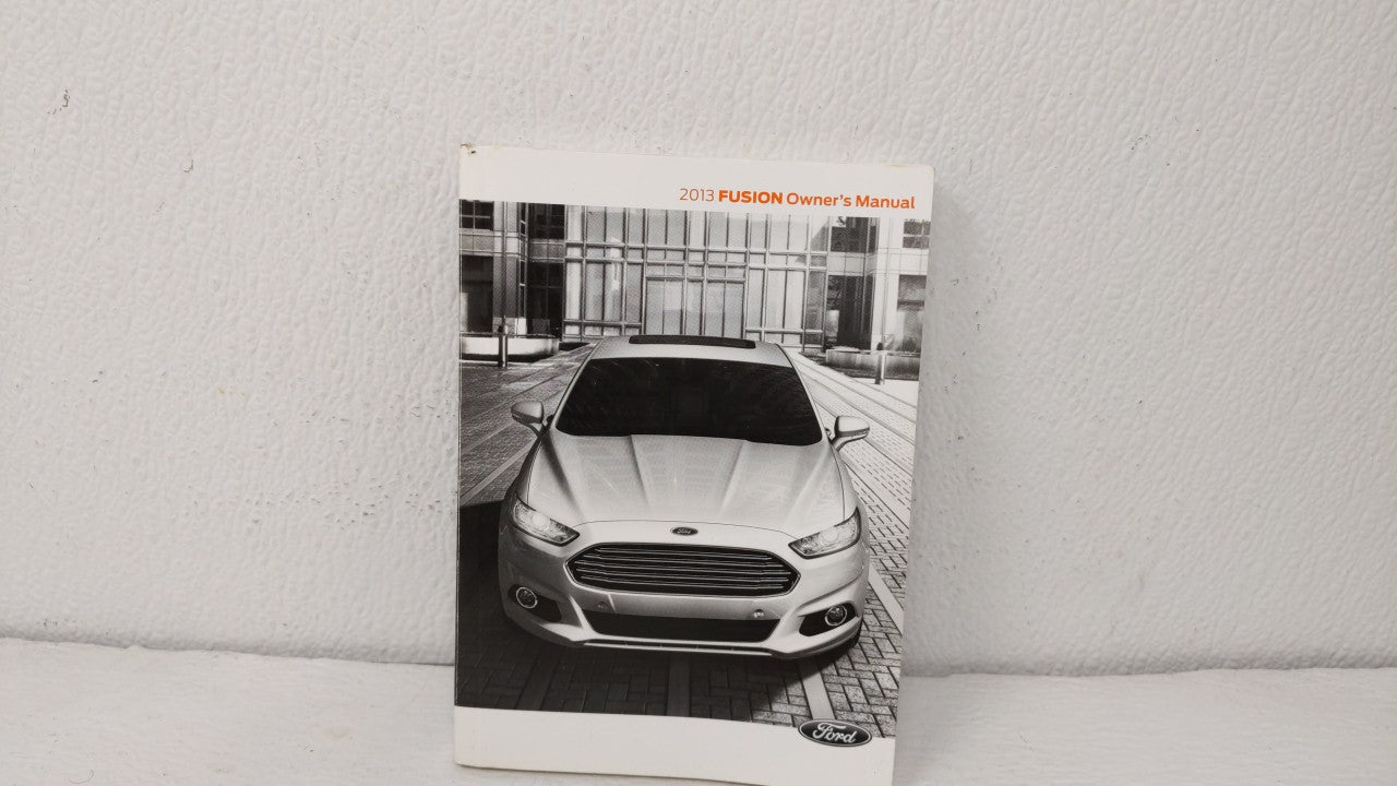 2013 Ford Fusion Owners Manual Book Guide OEM Used Auto Parts - Oemusedautoparts1.com