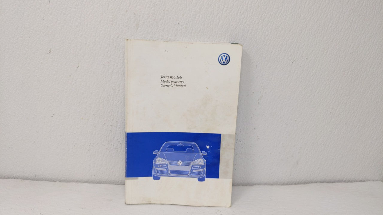 2008 Volkswagen Jetta Owners Manual Book Guide OEM Used Auto Parts - Oemusedautoparts1.com