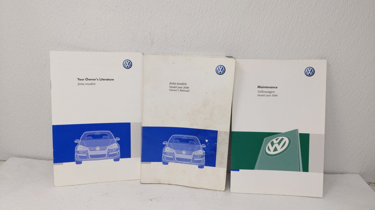 2008 Volkswagen Jetta Owners Manual Book Guide OEM Used Auto Parts - Oemusedautoparts1.com