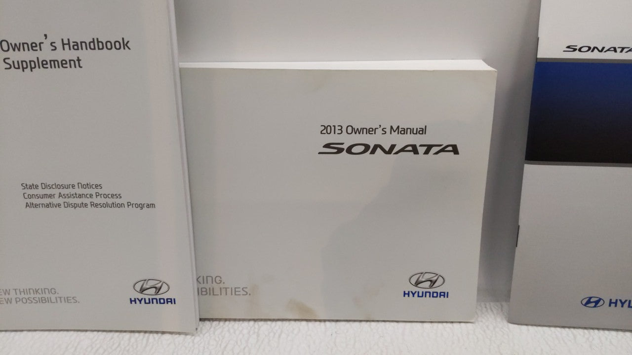 2013 Hyundai Sonata Owners Manual Book Guide OEM Used Auto Parts - Oemusedautoparts1.com