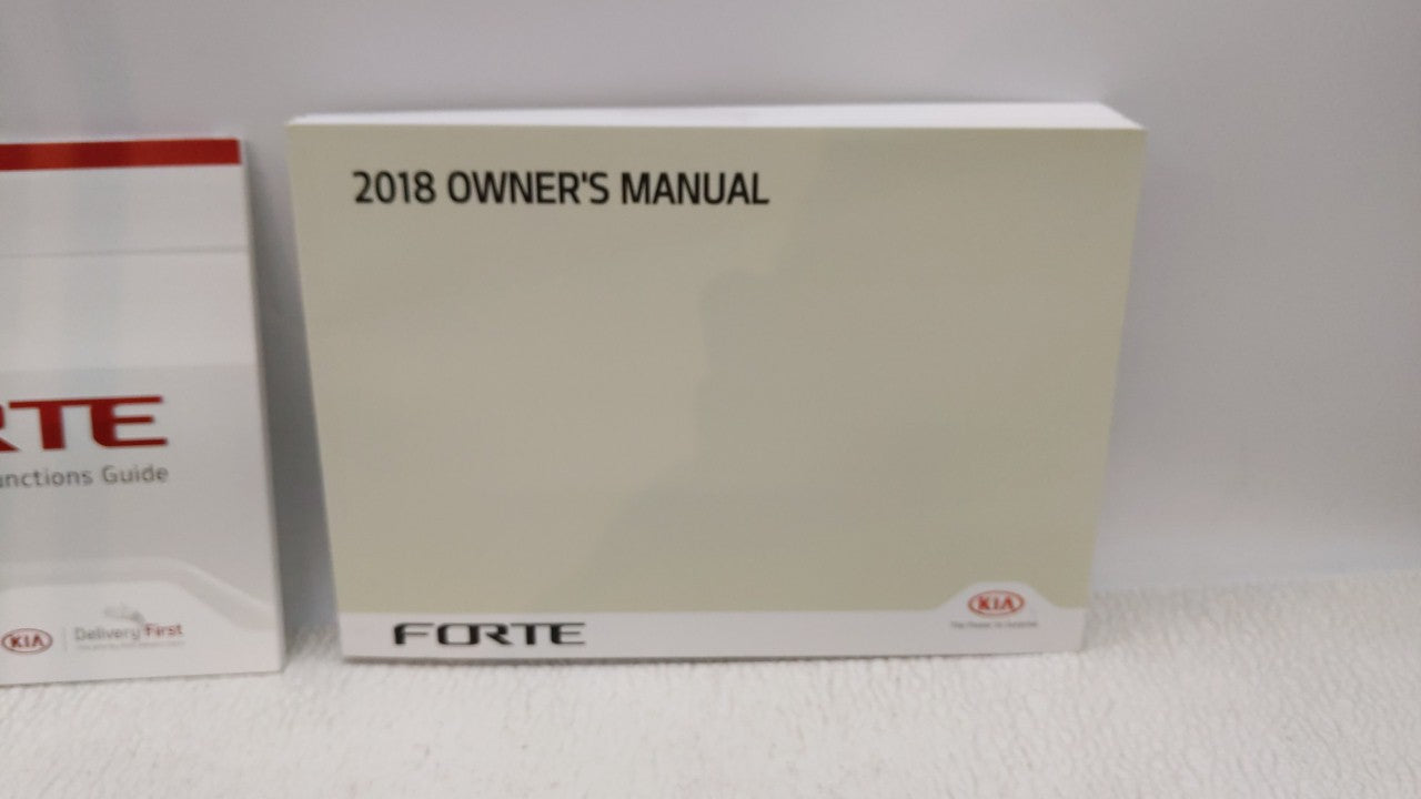 2018 Kia Forte Owners Manual Book Guide OEM Used Auto Parts - Oemusedautoparts1.com