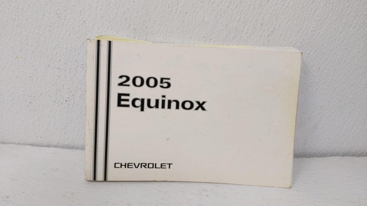 2005 Chevrolet Equinox Owners Manual Book Guide OEM Used Auto Parts - Oemusedautoparts1.com