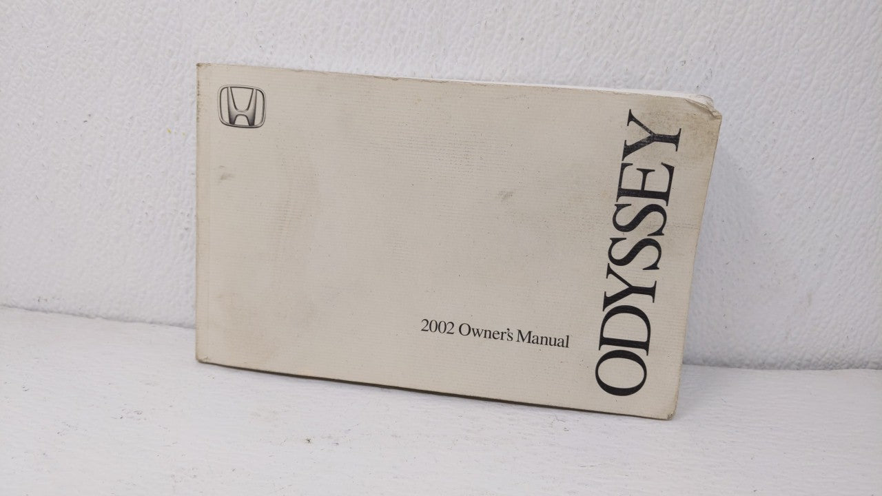 2002 Honda Odyssey Owners Manual Book Guide OEM Used Auto Parts - Oemusedautoparts1.com