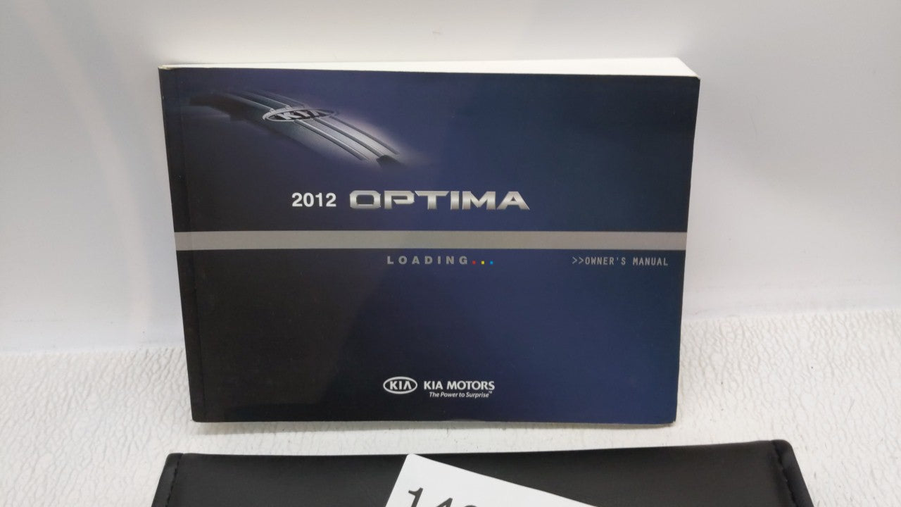 2012 Kia Optima Owners Manual Book Guide OEM Used Auto Parts - Oemusedautoparts1.com