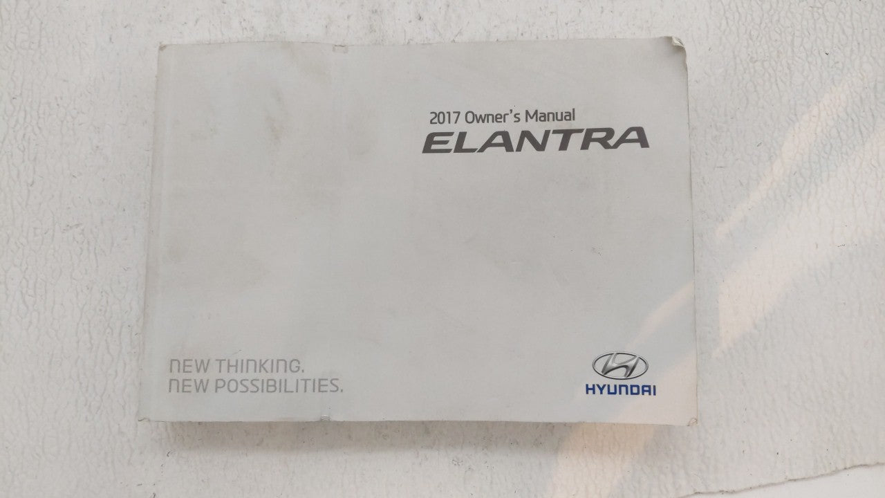 2017 Hyundai Elantra Owners Manual Book Guide OEM Used Auto Parts - Oemusedautoparts1.com