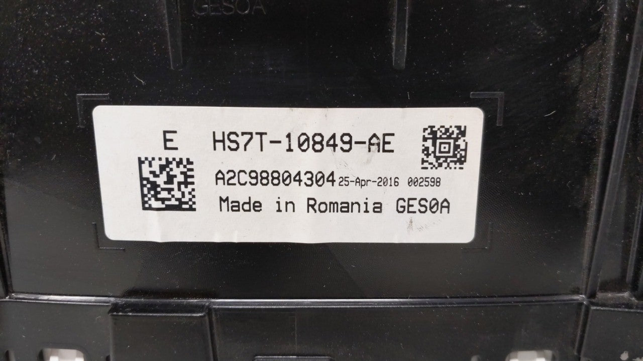 2017 Ford Fusion Instrument Cluster Speedometer Gauges P/N:HS7T-10849-AE Fits OEM Used Auto Parts - Oemusedautoparts1.com