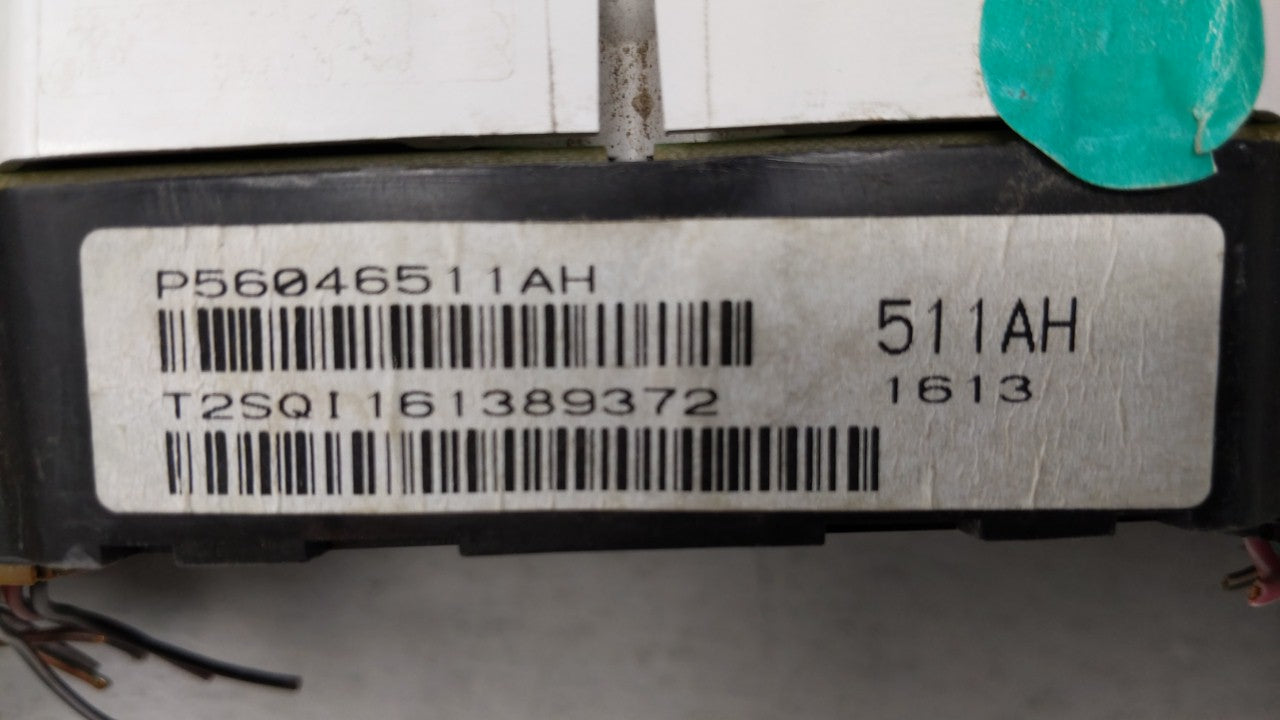 2011-2014 Dodge Avenger Instrument Cluster Speedometer Gauges P/N:P56046511AH Fits 2011 2012 2013 2014 OEM Used Auto Parts - Oemusedautoparts1.com