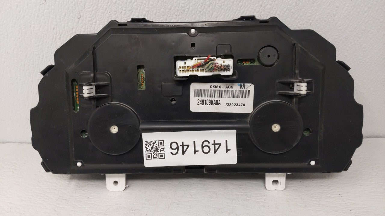 2013 Nissan Versa Instrument Cluster Speedometer Gauges P/N:248109KA0A Fits OEM Used Auto Parts - Oemusedautoparts1.com