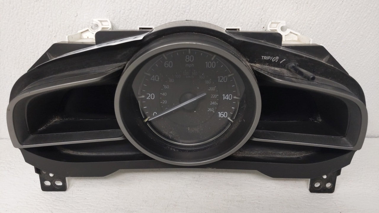 2017 Mazda 3 Instrument Cluster Speedometer Gauges P/N:24BAJCD Fits OEM Used Auto Parts - Oemusedautoparts1.com