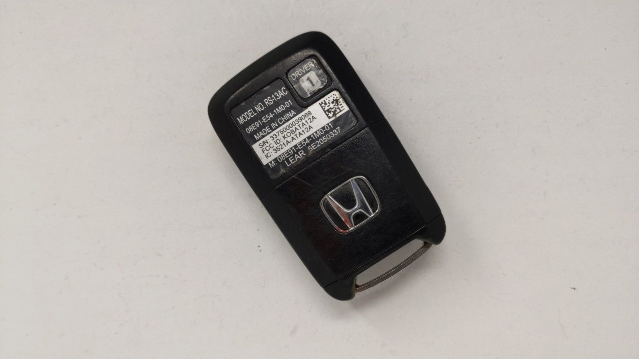 Honda Keyless Entry Remote Fob Kobata12a Driver1 08e91-E54-1m0-01 - Oemusedautoparts1.com