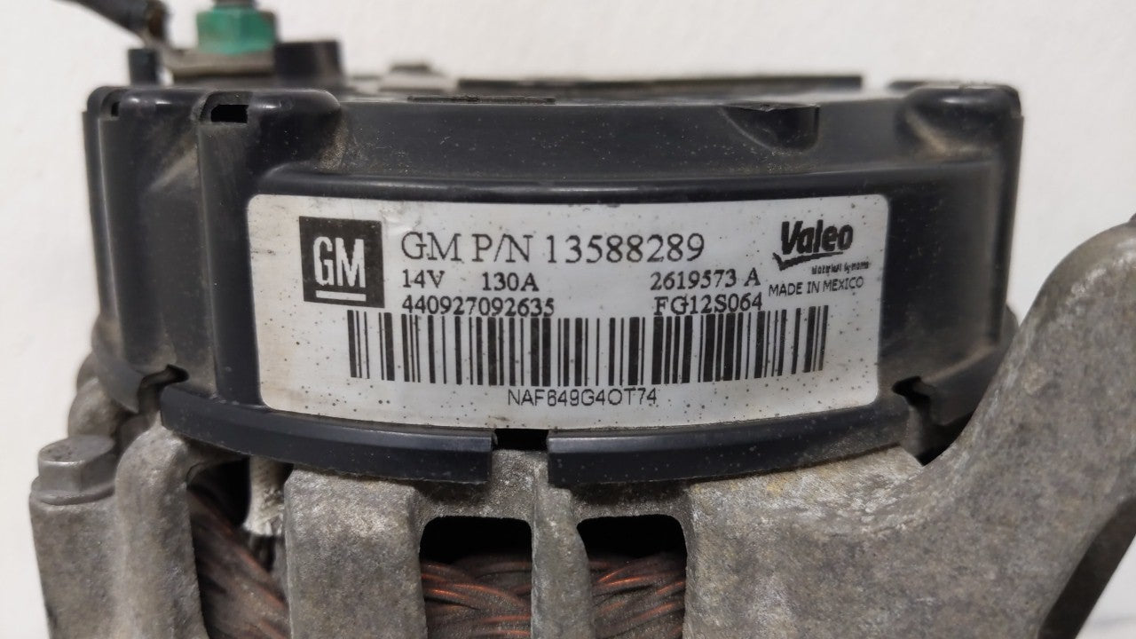 2013-2018 Chevrolet Trax Alternator Replacement Generator Charging Assembly Engine OEM P/N:13597226 13588289 Fits OEM Used Auto Parts - Oemusedautoparts1.com