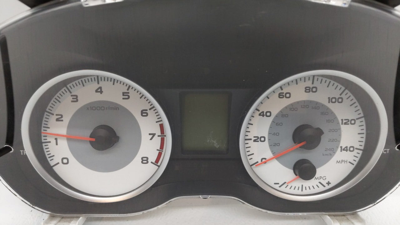 2014 Subaru Impreza Instrument Cluster Speedometer Gauges P/N:85012FJ510 Fits OEM Used Auto Parts - Oemusedautoparts1.com