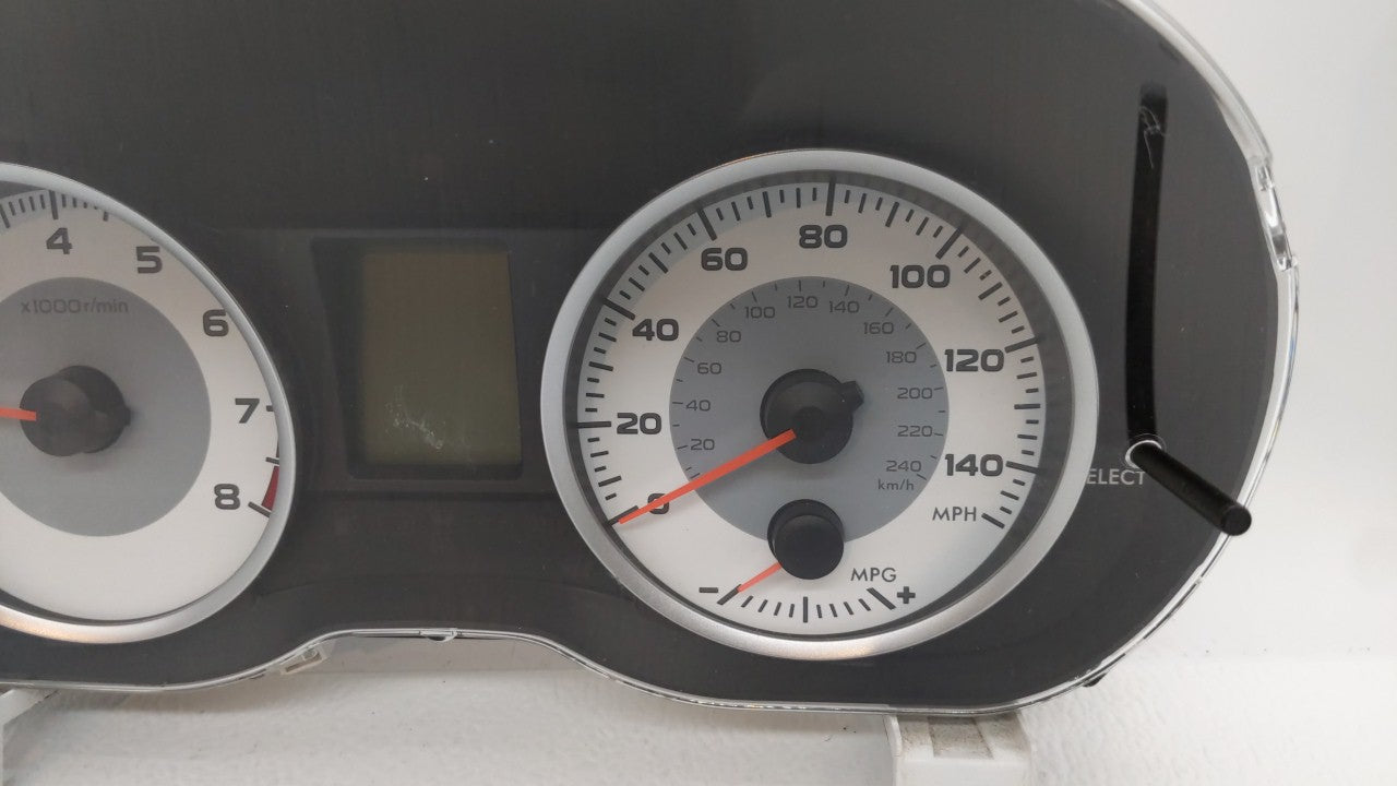 2014 Subaru Impreza Instrument Cluster Speedometer Gauges P/N:85012FJ510 Fits OEM Used Auto Parts - Oemusedautoparts1.com