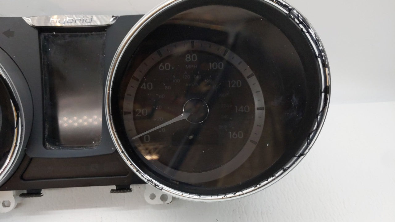 2011-2015 Hyundai Sonata Instrument Cluster Speedometer Gauges P/N:94001-4R003 Fits 2011 2012 2013 2014 2015 OEM Used Auto Parts - Oemusedautoparts1.com