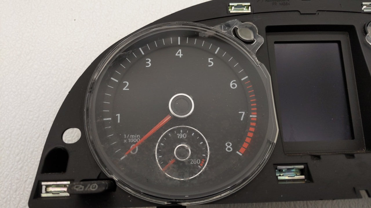 2015 Volkswagen Cc Instrument Cluster Speedometer Gauges P/N:3C8920 971H Fits OEM Used Auto Parts - Oemusedautoparts1.com