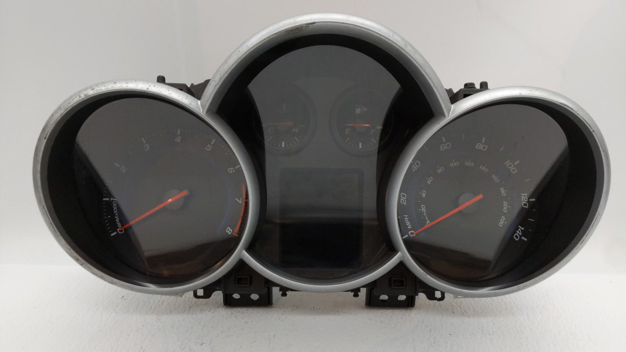 2013-2014 Chevrolet Cruze Instrument Cluster Speedometer Gauges P/N:95129378 Fits 2013 2014 OEM Used Auto Parts - Oemusedautoparts1.com