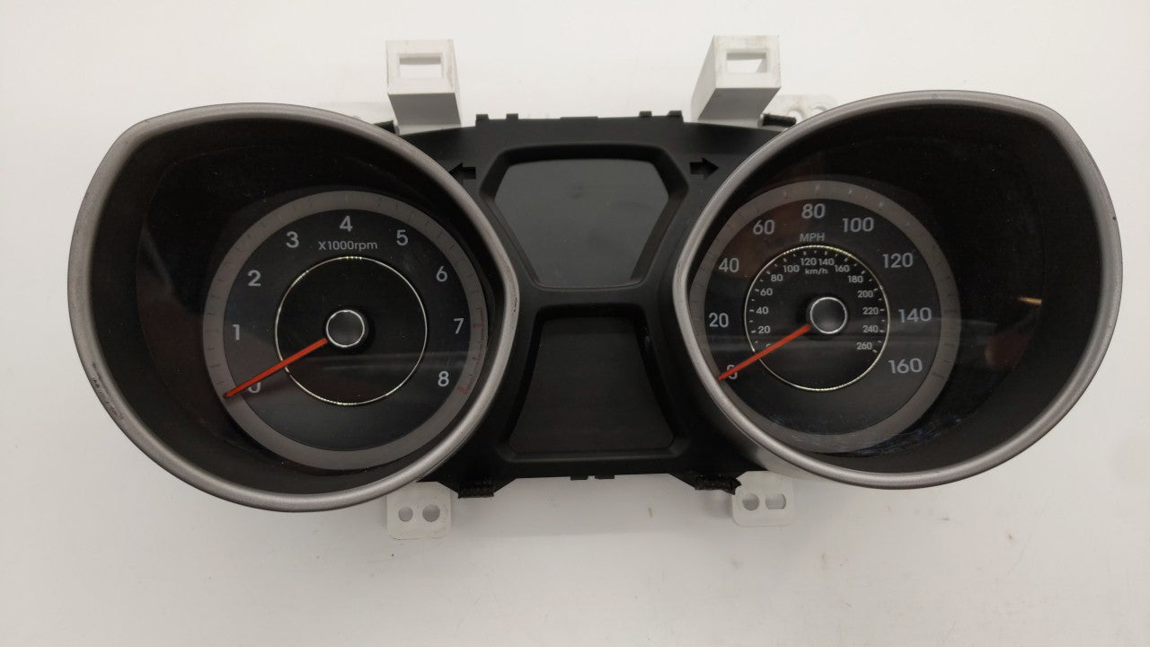 2013 Hyundai Elantra Instrument Cluster Speedometer Gauges P/N:94053-A5510 94001-3X275 Fits OEM Used Auto Parts - Oemusedautoparts1.com