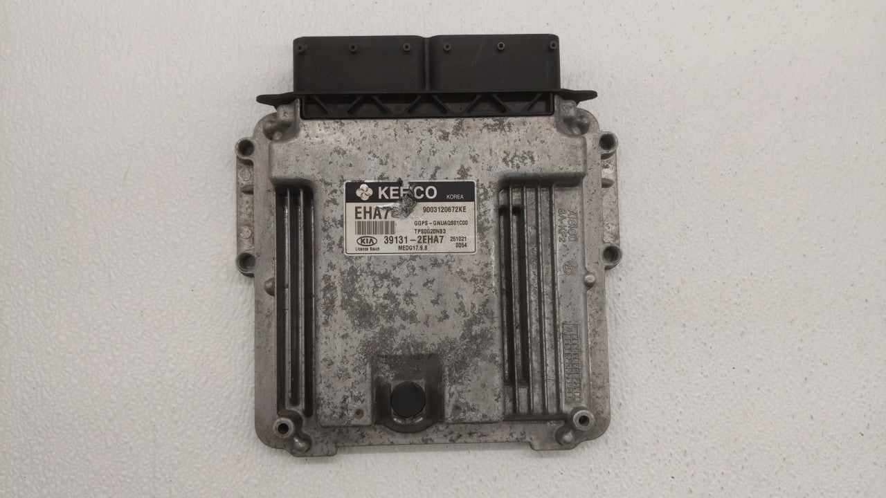 2016 Kia Soul PCM Engine Computer ECU ECM PCU OEM P/N:39131-2EHA7 Fits OEM Used Auto Parts - Oemusedautoparts1.com