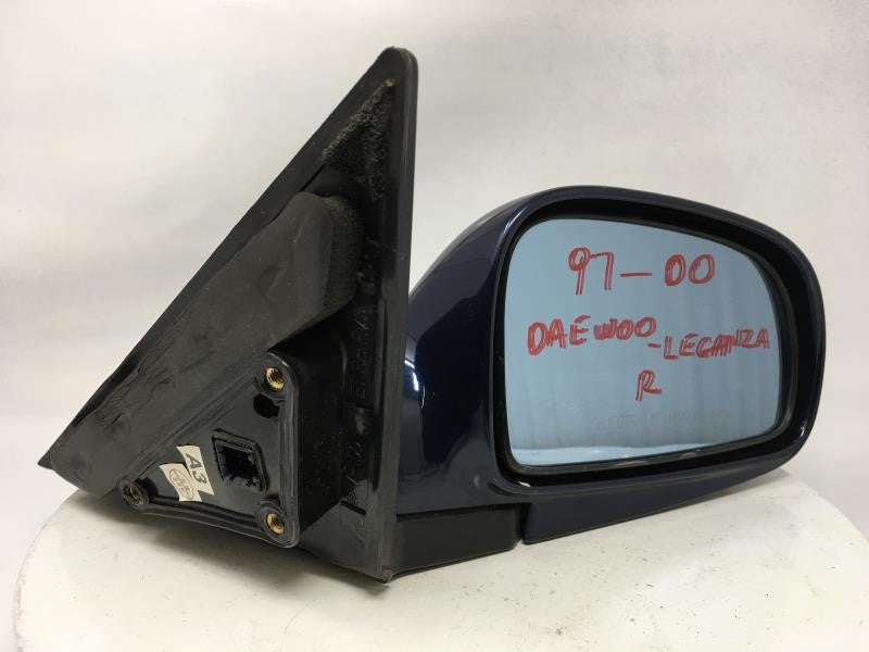 1999 Daewoo Leganza Side Mirror Replacement Passenger Right View Door Mirror P/N:BLUE Fits OEM Used Auto Parts - Oemusedautoparts1.com