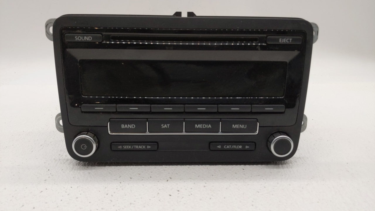 2011-2014 Volkswagen Jetta Radio AM FM Cd Player Receiver Replacement P/N:1K0 035 164 D 1K0 035 0164 C Fits OEM Used Auto Parts - Oemusedautoparts1.com