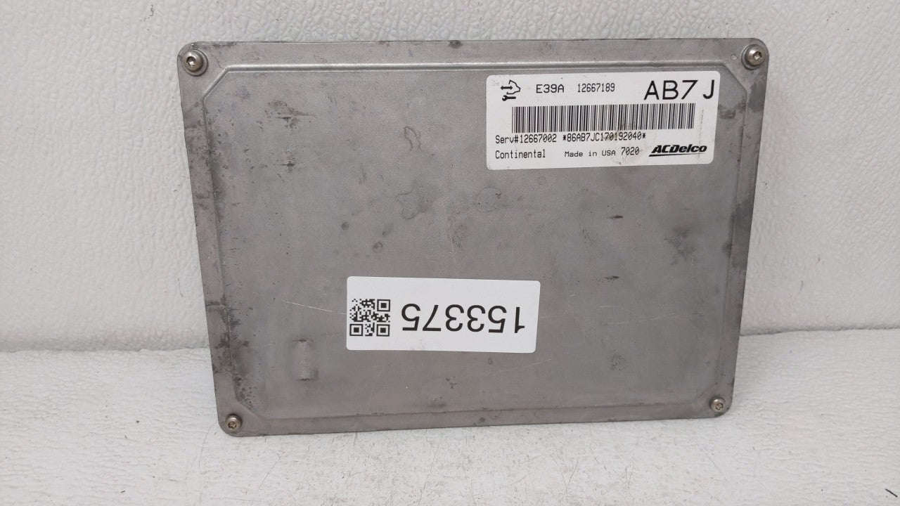 2017 Chevrolet Equinox PCM Engine Computer ECU ECM PCU OEM P/N:12667189 12670801 Fits 2018 2019 OEM Used Auto Parts - Oemusedautoparts1.com