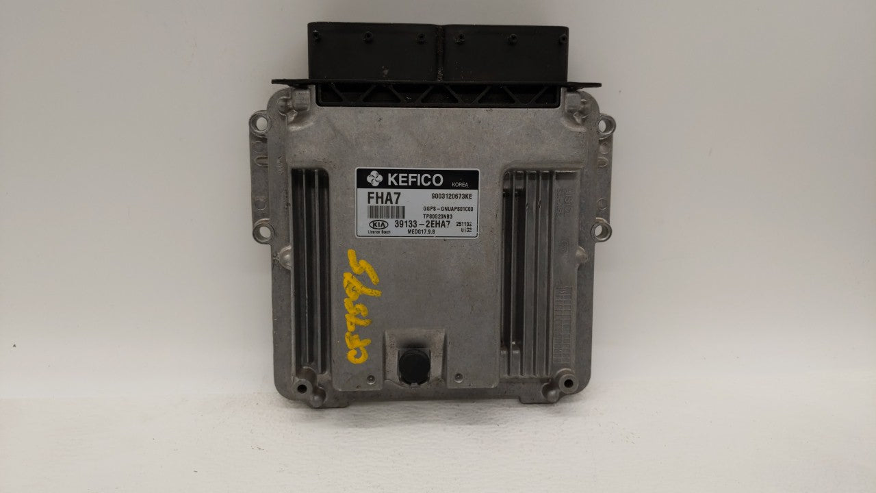 2016 Kia Soul PCM Engine Computer ECU ECM PCU OEM P/N:39133-2EHA7 39131-2EHA7 Fits OEM Used Auto Parts - Oemusedautoparts1.com