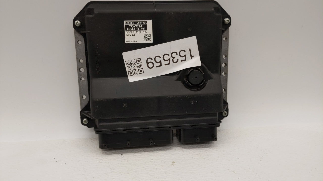 2015 Toyota Prius PCM Engine Computer ECU ECM PCU OEM P/N:89661-47590 89661-47591 Fits OEM Used Auto Parts - Oemusedautoparts1.com