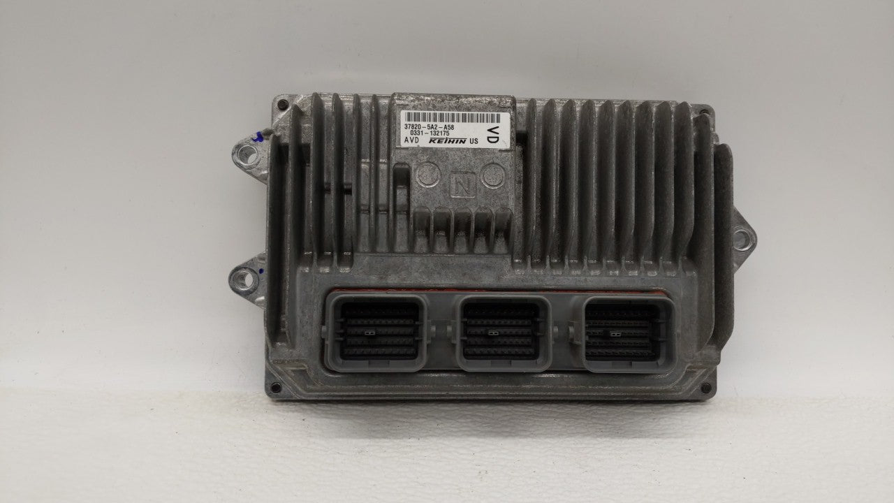 2013 Honda Accord PCM Engine Computer ECU ECM PCU OEM P/N:37820-5A2-A91 37820-5A2-A58 Fits OEM Used Auto Parts - Oemusedautoparts1.com