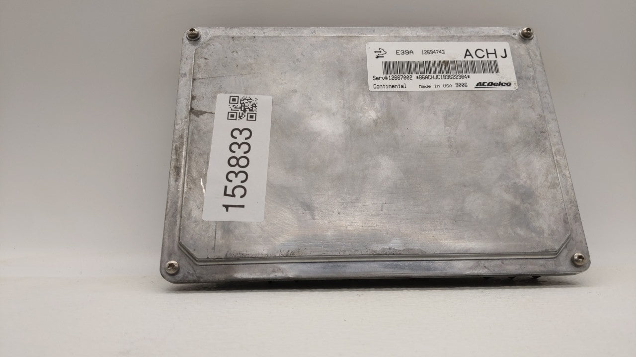 2017-2019 Cadillac Xts PCM Engine Computer ECU ECM PCU OEM P/N:12667189 12670801 Fits 2017 2018 2019 OEM Used Auto Parts - Oemusedautoparts1.com