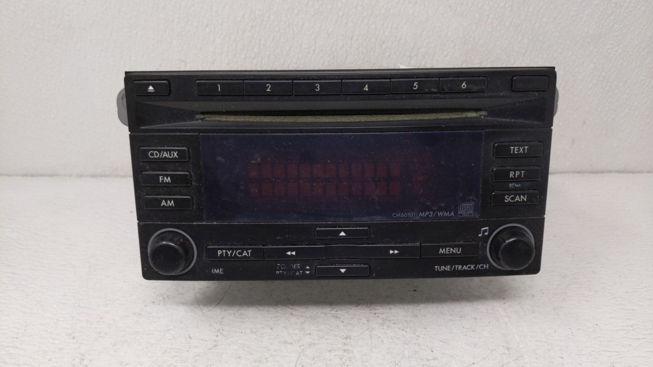 2012 Subaru Impreza Radio AM FM Cd Player Receiver Replacement P/N:86201FJ620 96201FJ600 Fits OEM Used Auto Parts - Oemusedautoparts1.com