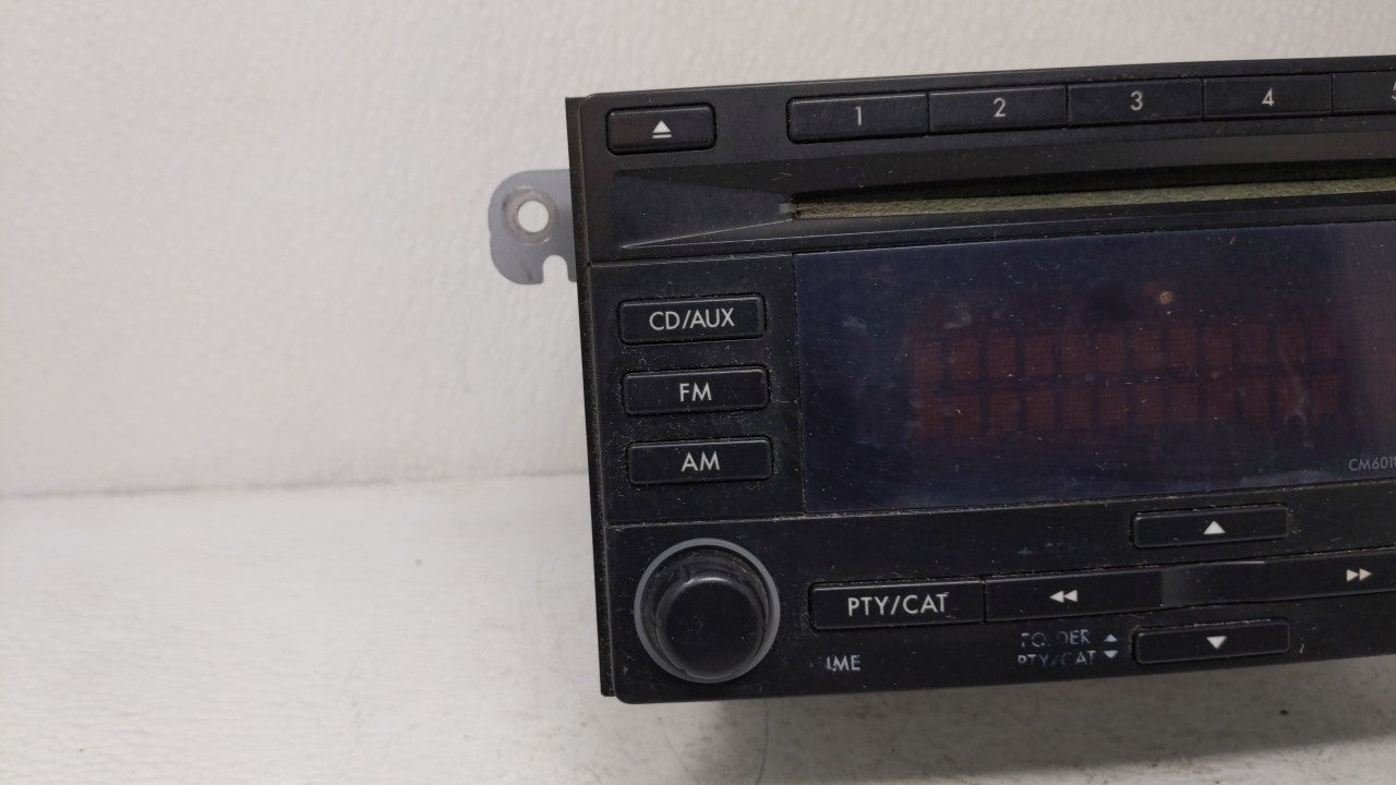 2012 Subaru Impreza Radio AM FM Cd Player Receiver Replacement P/N:86201FJ620 96201FJ600 Fits OEM Used Auto Parts - Oemusedautoparts1.com