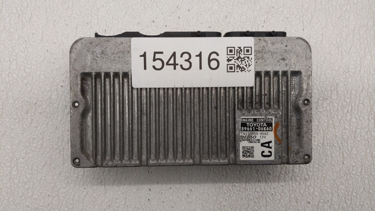 2012-2014 Toyota Camry PCM Engine Computer ECU ECM PCU OEM P/N:89661-06K83 89661-06K63 Fits 2012 2013 2014 OEM Used Auto Parts - Oemusedautoparts1.com