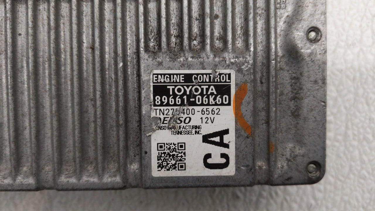 2012-2014 Toyota Camry PCM Engine Computer ECU ECM PCU OEM P/N:89661-06K83 89661-06K63 Fits 2012 2013 2014 OEM Used Auto Parts - Oemusedautoparts1.com