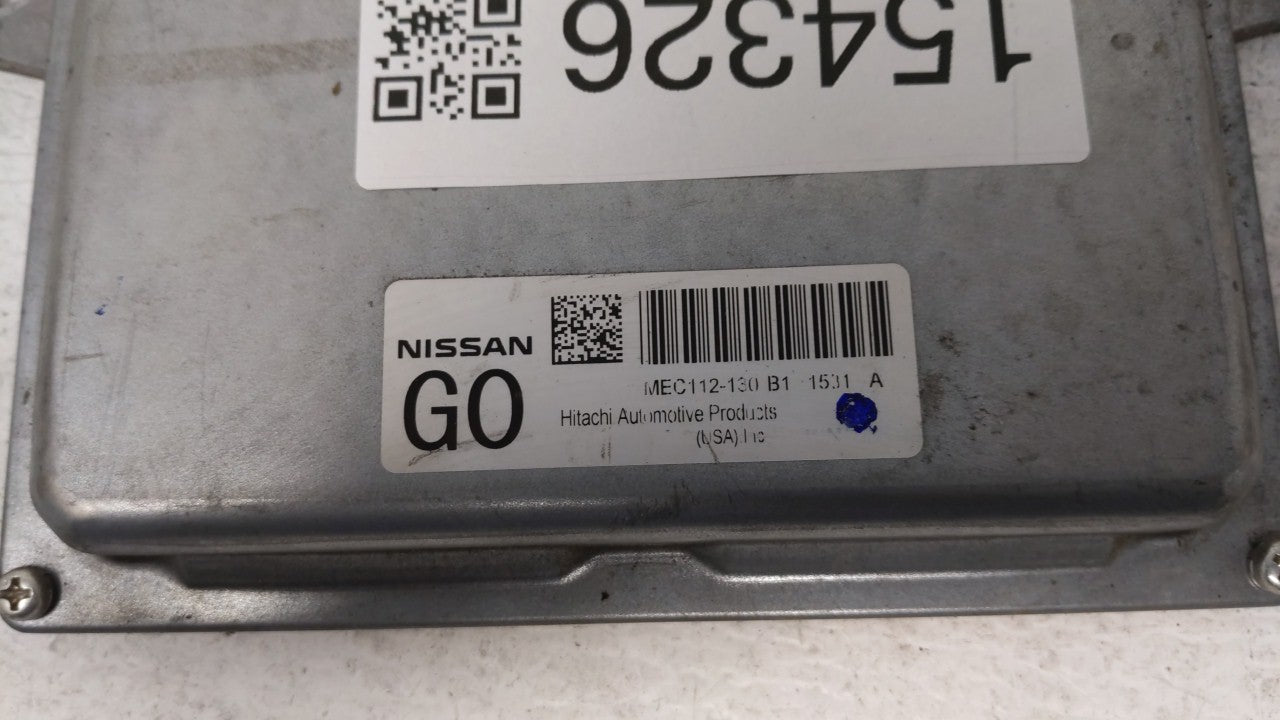 2011-2013 Nissan Altima PCM Engine Computer ECU ECM PCU OEM P/N:MEC114-100 MEC112-130 B1 Fits 2011 2012 2013 OEM Used Auto Parts - Oemusedautoparts1.com